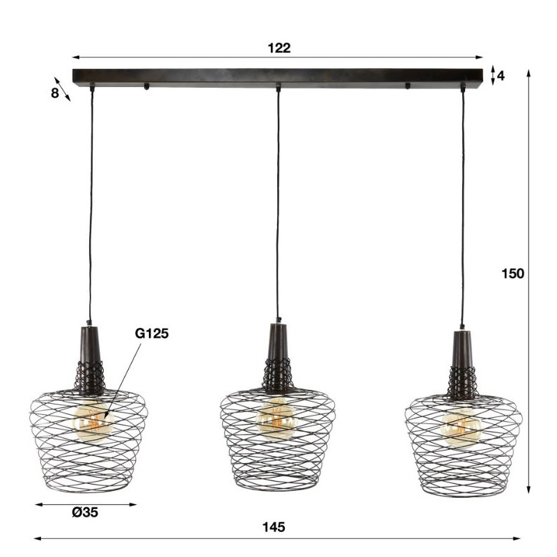 Copy Of Exemple Suspension Industrielle M Tal