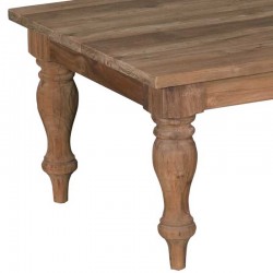Style intemporel table basse bois