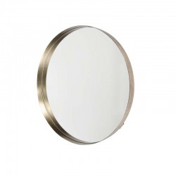 Miroir rond 50 cm diamètre argenté ou doré