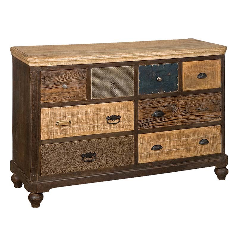Buffet en bois 8 tiroirs 140 Karma Buffet en bois 8 tiroirs 140 Karma