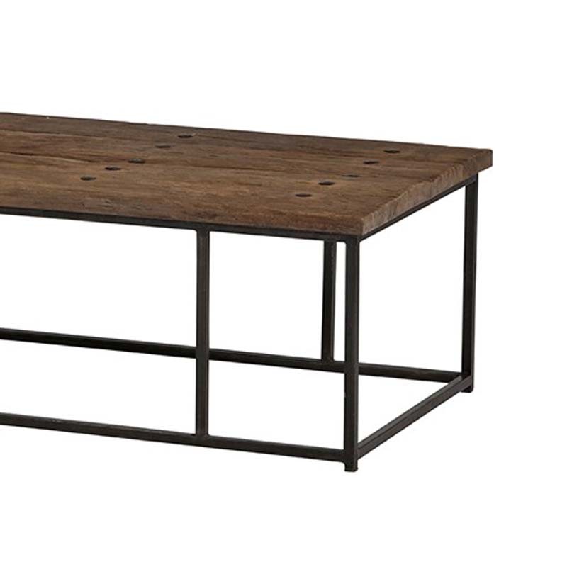 Table Basse Rectangle en Bois - Moderne
