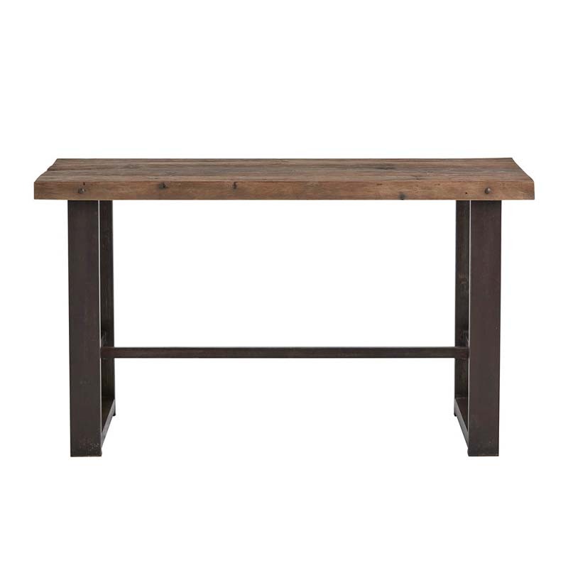 Table haute en bois et métal Raily