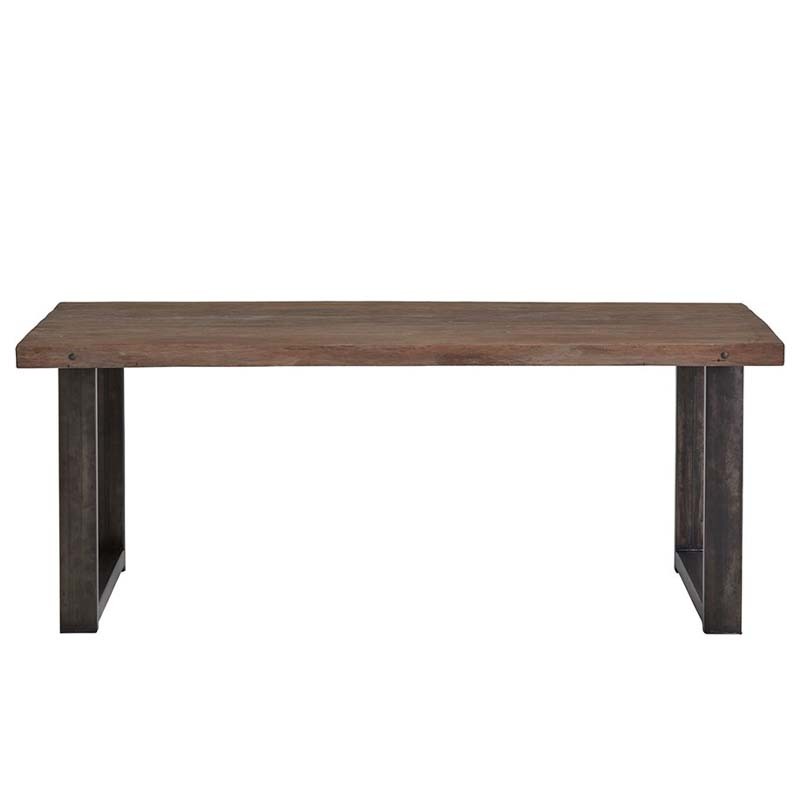 Table à manger en bois et métal Raily