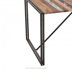 Table à manger en bois et métal 160x90 Industry