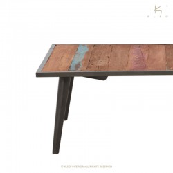 Table basse bois et métal 110x70 Nordik