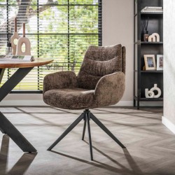 Chaise Scandinave Tissu
