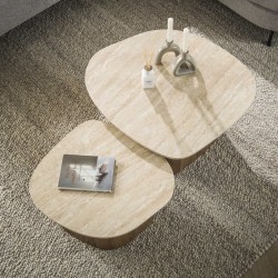 Table De Salon Bois  Vue Dessus