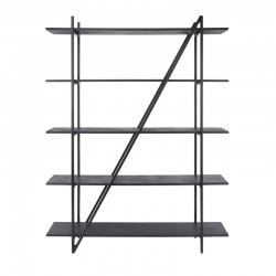Étagère murale Métal 140cm Fond Blanc