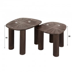Table d'Appoint Bois Dimensions