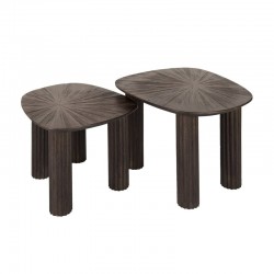 Table d'Appoint Bois Fond Blanc
