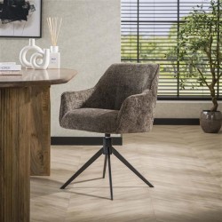 Fauteuil Tissu Gris