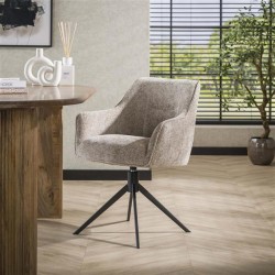 Fauteuil Tissu Sable