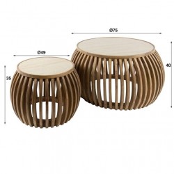 Table Basse Ronde Design Dimensions