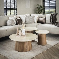 Table Basse Ronde Bois