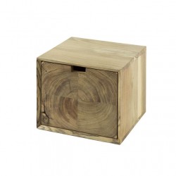 Table de Chevet Suspendu Fond Blanc