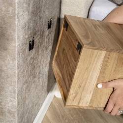 Table de Chevet Suspendu Installation