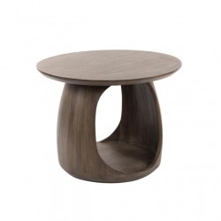 Table d'Appoint Acacia Fond Blanc
