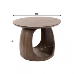 Table d'Appoint Acacia Dimensions