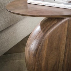 Table d'Appoint Bois Massif Details