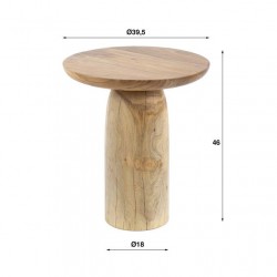 Table d'Appoint Acacia L Dimensions