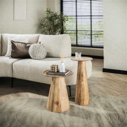 Table d'Appoint Acacia Massif