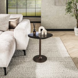 Table d'Appoint En Verre