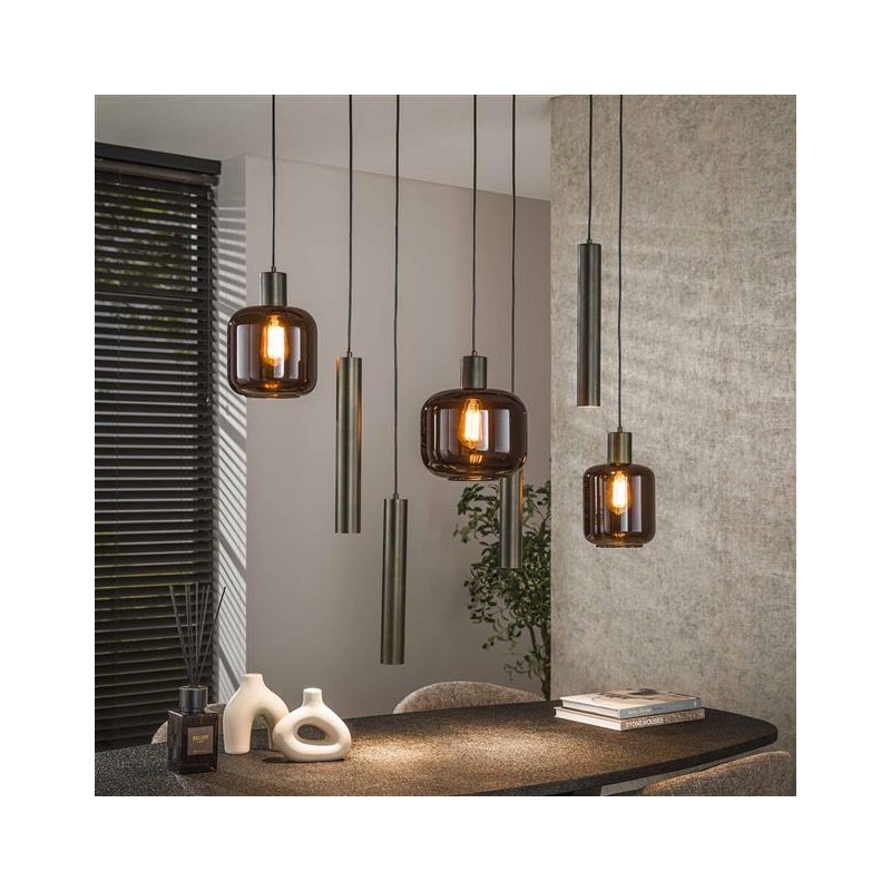 Suspension 7 Lampes Design