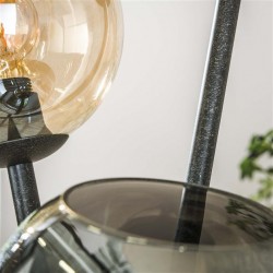 Lampadaire Verre 3 Lampes Details