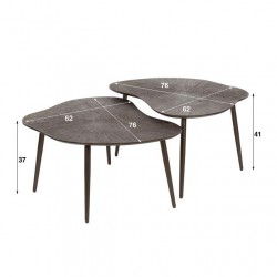 Table Basse Métal Organique Dimensions