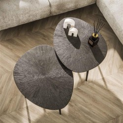 Table d'Appoint Triangle Vue Dessus