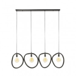 Suspension Métal design Fond Blanc