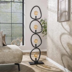 Lampadaire Métal 4 Lampes Non Allumé