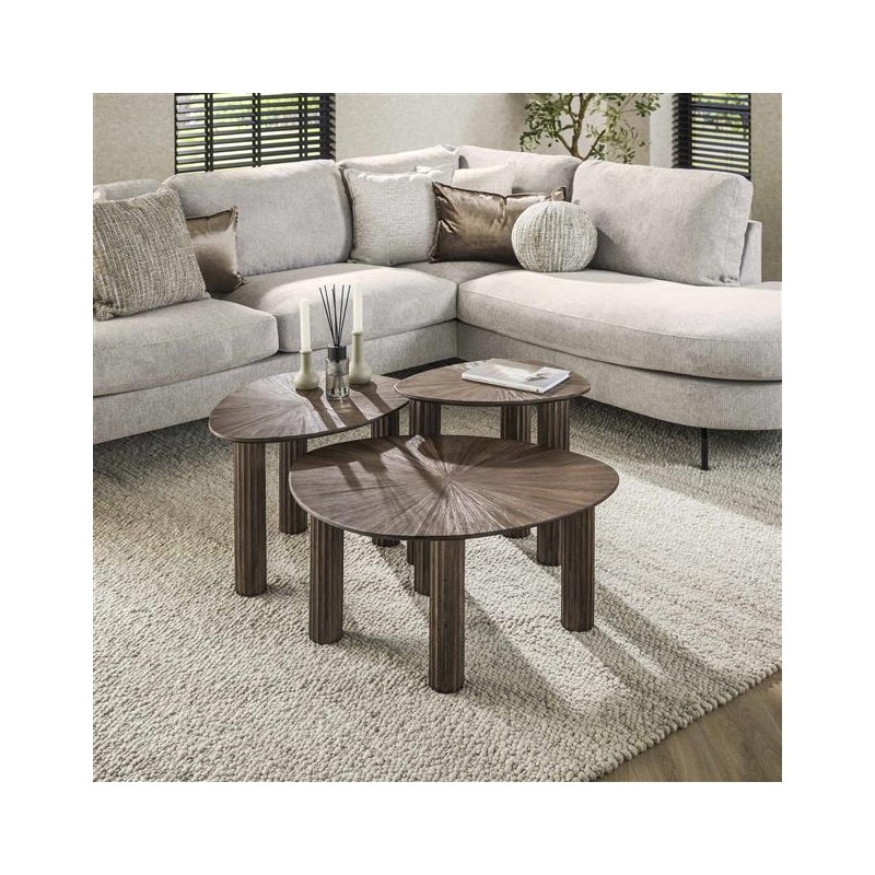 Table basse Bois Triangle