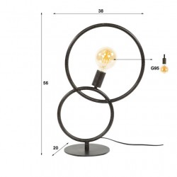 Lampe de Table Design Dimensions