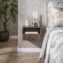 Table de chevet Carve compartiment ouvert 1T