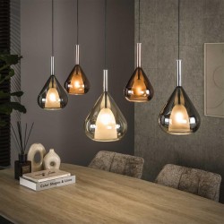 Suspension Goutte 5 Lampes
