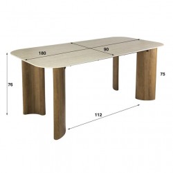 Table Manger Céramique 180cm Dimension