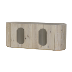 Buffet Bois Chêne Blanc Fond Blanc