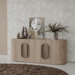 Buffet Allure délavé blanc 180 cm