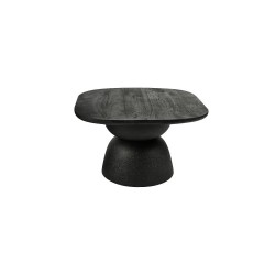 Table d'Appoint Noire 60cm