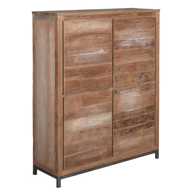 Armoire en teck 4 portes Venise Armoire en teck 4 portes Venise