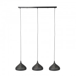 Suspension forme entonnoir en métal de style moderne 3 ampoules