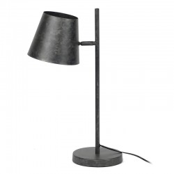 Lampe de table un abat-jour spot en métal monté sur une barre de style industriel