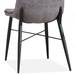 Lot 2 chaises design en tissu Infusion