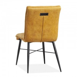 Lot 2 chaises design en tissu Sytas