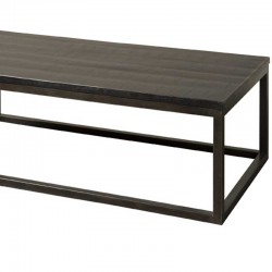 Table basse en bois et métal 135x75 Paterne