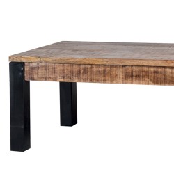 Table basse en manguier et métal 130x70 Venturo