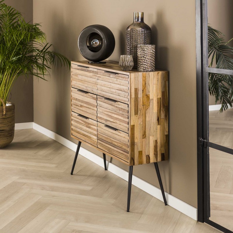 Commode Bois Et Métal